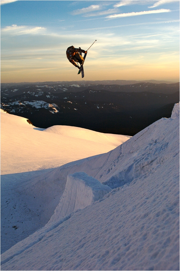 Andy en 540 &agrave; Mt-Hood.