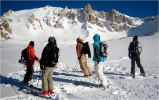 Le crew devant Entre Rios, l’une des faces mythiques de Las Leñas.