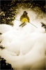 Sammy Carlson en corps à corps avec la poudreuse à Retallack (Colombie-Britannique), probablement le meilleur Snowcat Ski Operation dans le monde. 