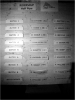 Le tableau des duels tir� au sort la veille.