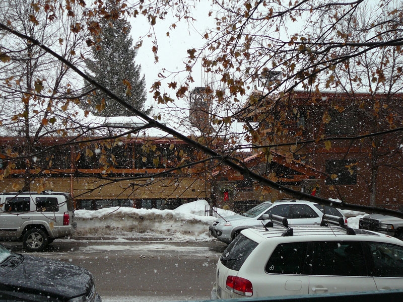 un beau rideau de neige