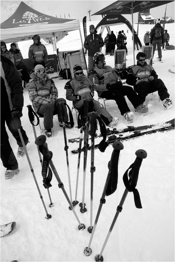 Spectateurs du speed cross.