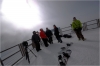 L'équipe RTP à l'Aiguille du Midi.
