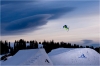 Sage sait aussi manier le big air.
