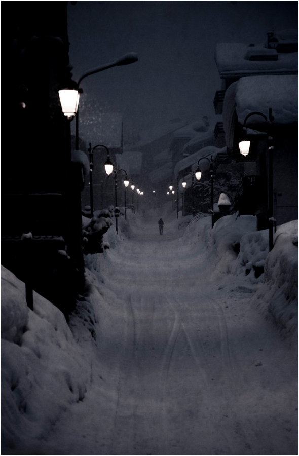 Dans les rues d'Alagna.