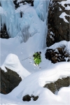 Callum Petit joue à saute-mouton sur le terrain varié d'Alagna.