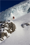 La falaise de glace o� Jaimie Pierre a fait l'une de ses plus belles photos.