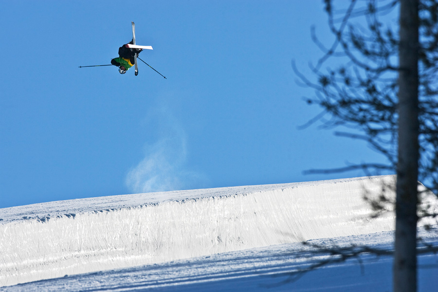 Breckenridge - l&rsquo;un des meilleurs pipes. Candide s&rsquo;entra&icirc;nait l&agrave; avant les X-Games. 