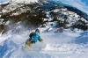 Zack Griffin à Snow Bowl (Californie).