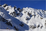 Les pentes de l'Hôtel : le run de Candide était juste à droite du grand couloir central.