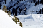 David Livet sur les kickers backcountry