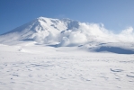 le Mont Asahidake et ses fumerolles...