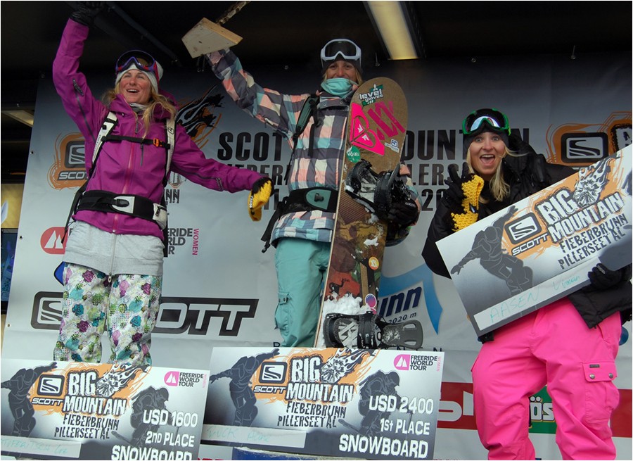 Podium snowboard