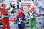 Podium hommes snowboard
