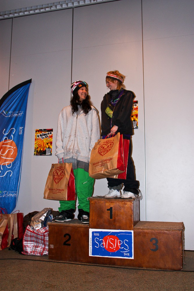 Rebecca et Caroline, les deux filles du contest. 