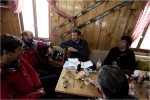 Briefing samedi matin 20 mars à 8h06 au col des Gentianes.