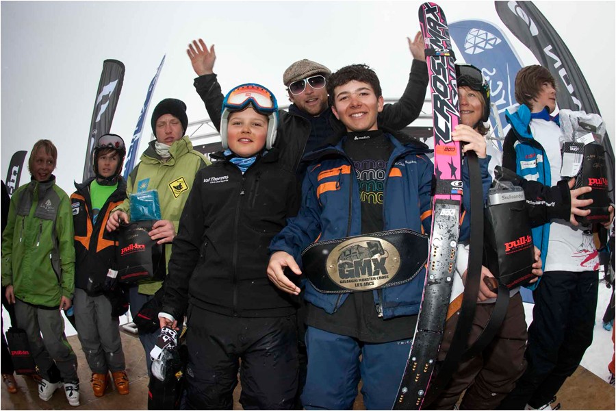 Le podium (avec Xavier Kuhn)