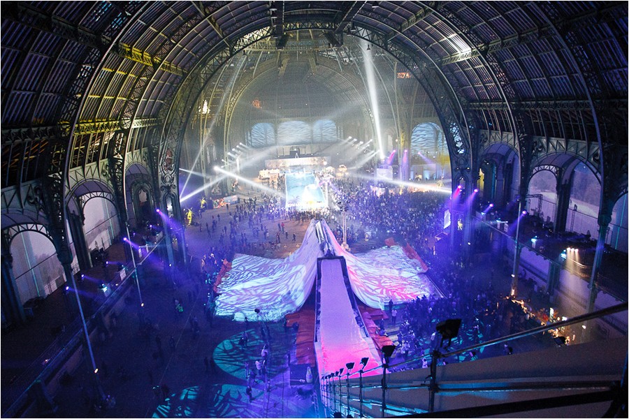 Le Grand Palais, m&eacute;connaissable.