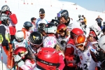 quelques jeunes du club de La Plagne