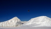 Entrainements sur le perfect jump du park de Thyon avant la finale du Nikita Chickitas