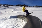 On se chauffe les guiboles en tail press sur le C rail