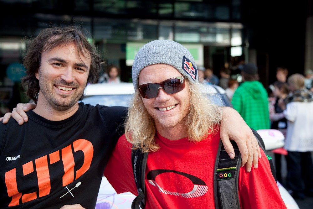 Tanner Hall et Felix Rioux