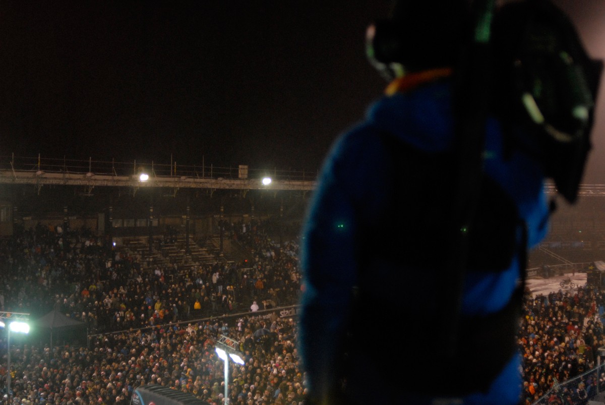 La foule vue du kicker