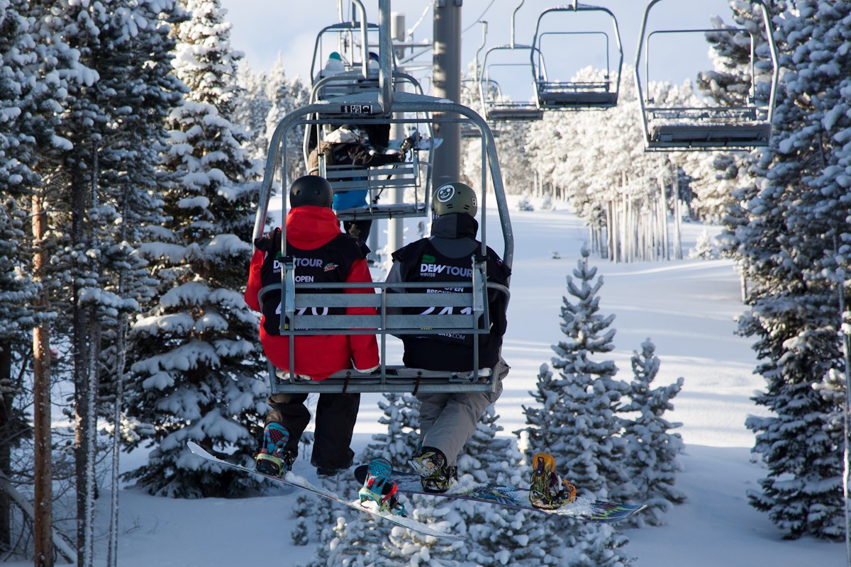 et oui, le Dew Tour c'est ski ET snowboard