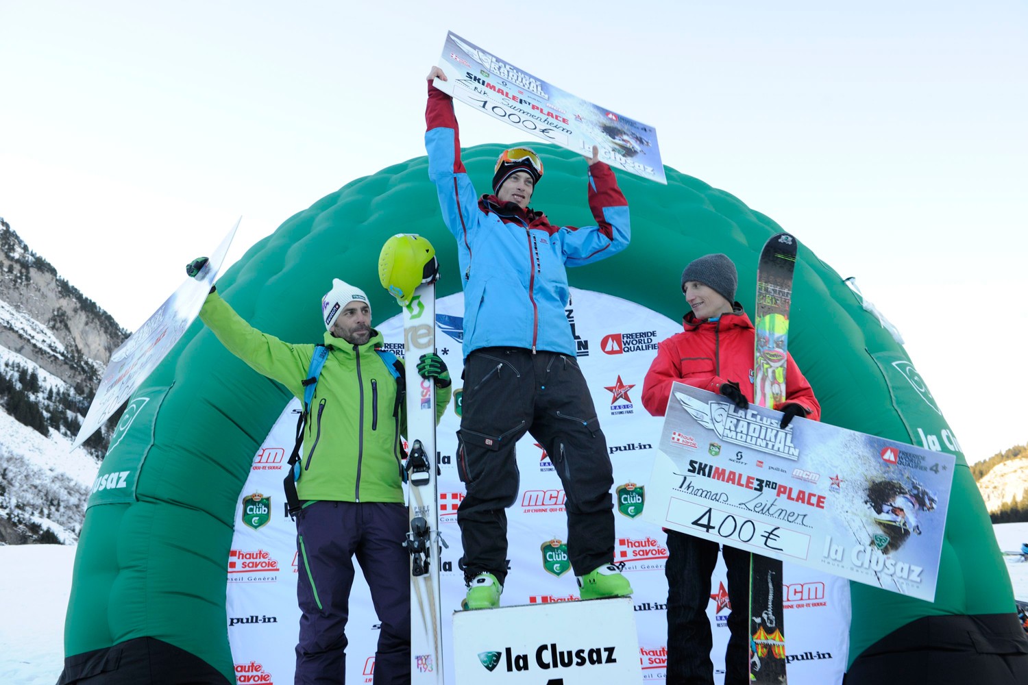 podium hommes