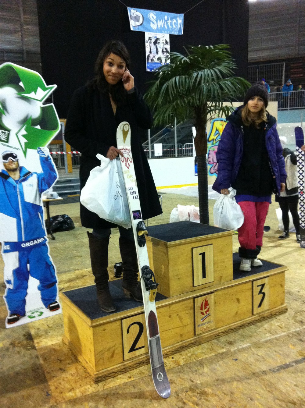 Podium Filles : 1er essai