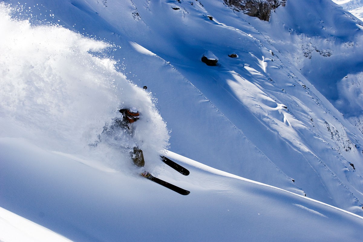 L'un de mes premiers clich&eacute;s &agrave; Engelberg. Un r&eacute;servoir de poudre. &copy;Johan Hellman