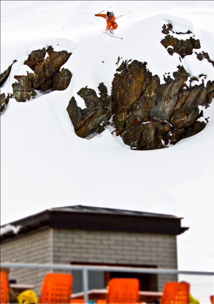 Andermatt, un petit shifty pour le style. &copy;Helena Kyle