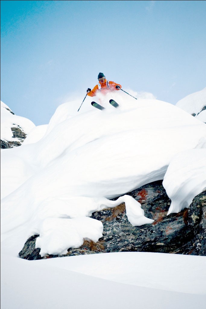 La saison derni&egrave;re &agrave; Verbier o&ugrave; j'avais mon camp de base, avant que mon tendon d'Achille ne se rompe. &copy;Oskar Enander