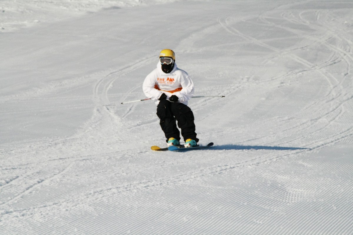 Aristide Camelin juste avant le jump de chauffe