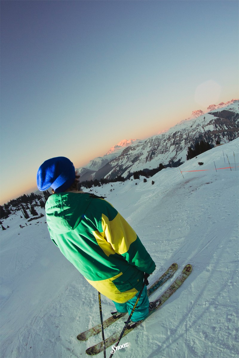 Tristan delecroix r&ecirc;veur face au mont blanc