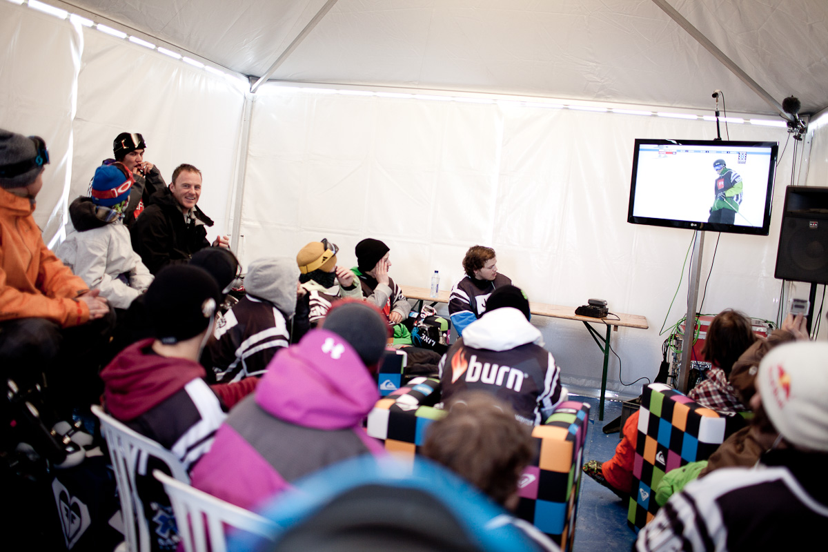 La tente des riders (photo Pierre Morel)