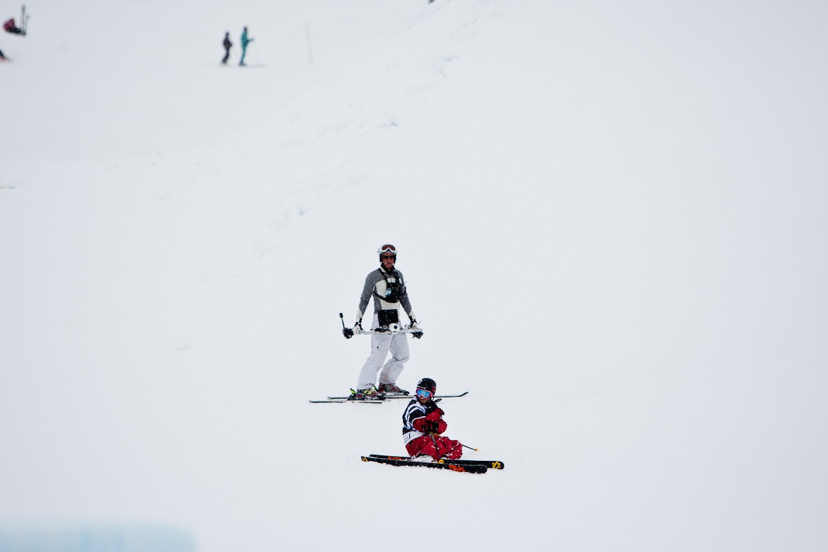 Ashley Battersby apr&egrave;s sa chute...