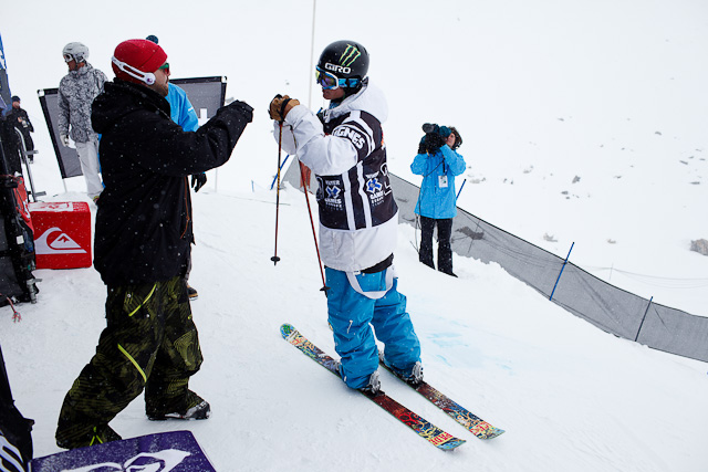 Au d&eacute;part du slope