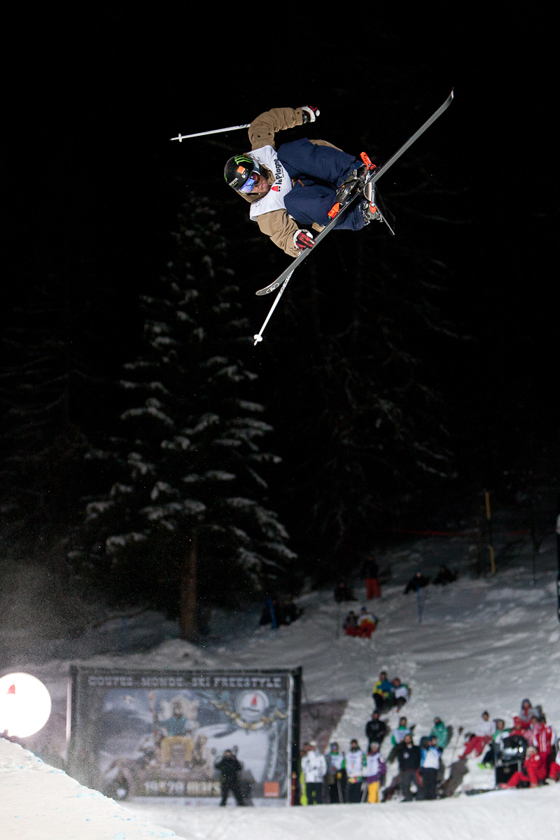 Kevin Rolland qui s'est fait peur sur son premier run