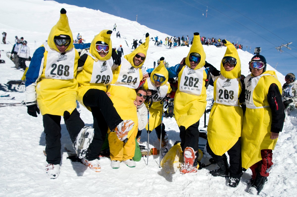 Les bananes glissent aussi !