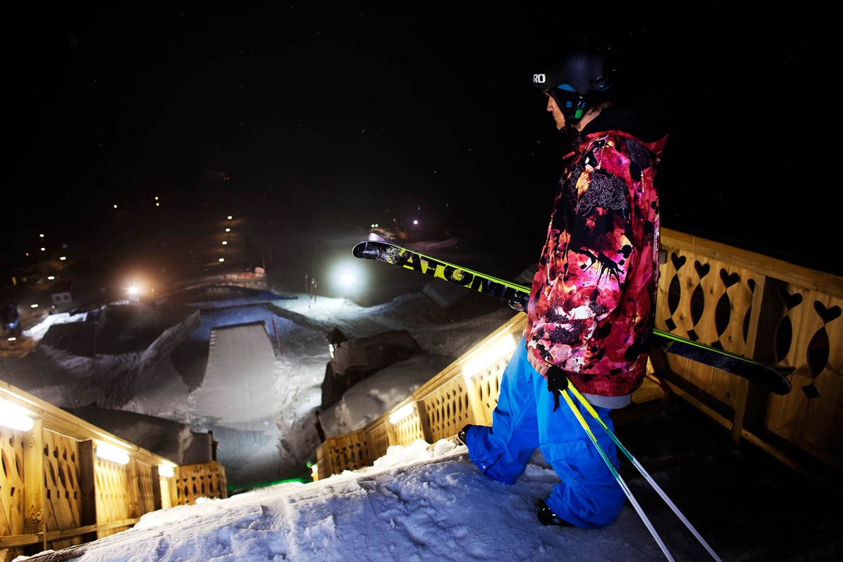 Andreas pr&ecirc;t &agrave; dropper dans son park perso