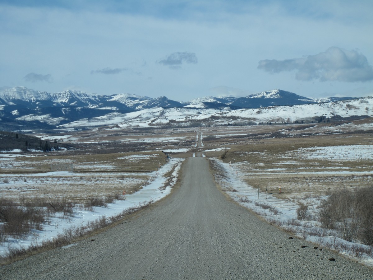 Sur la route Calgary Nelson