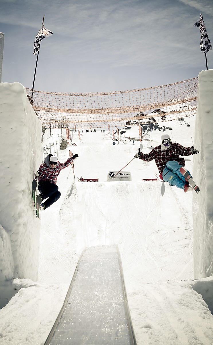 Charly Royer et J&eacute;rome Chanal : wallride duo