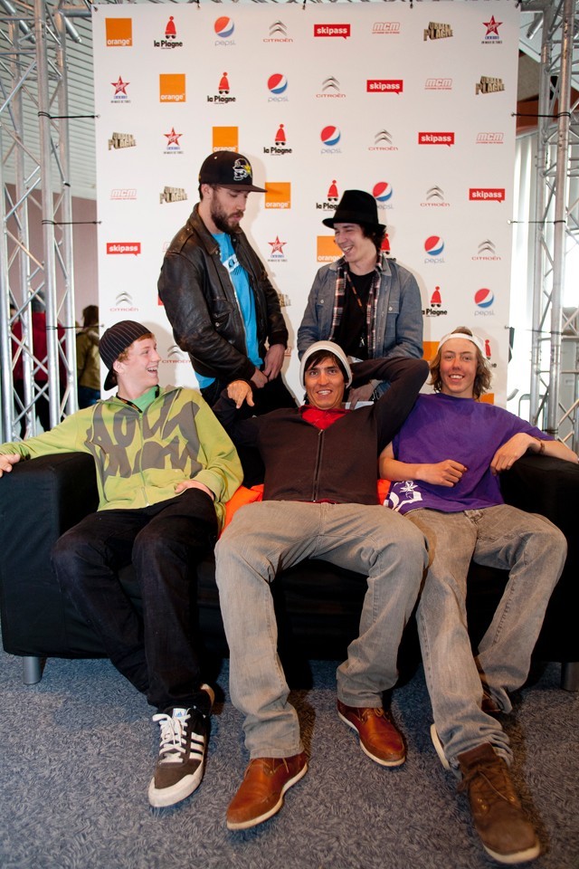 Le team Salomon &agrave; l'Urban Plagne