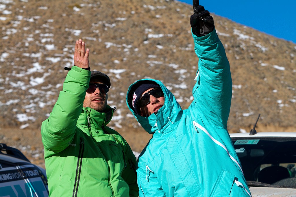 Adrien Coirier et Richard Permin discutent de leurs lignes
