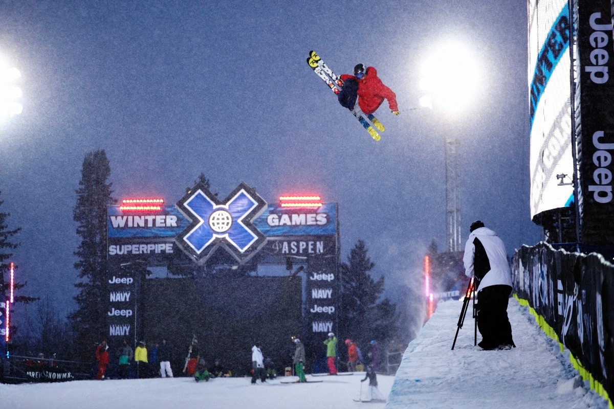 Aux XGames 2010 &agrave; Aspen. 