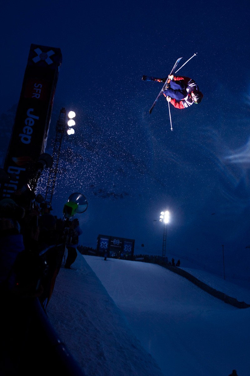 Aux X Games de Tignes en 2011.