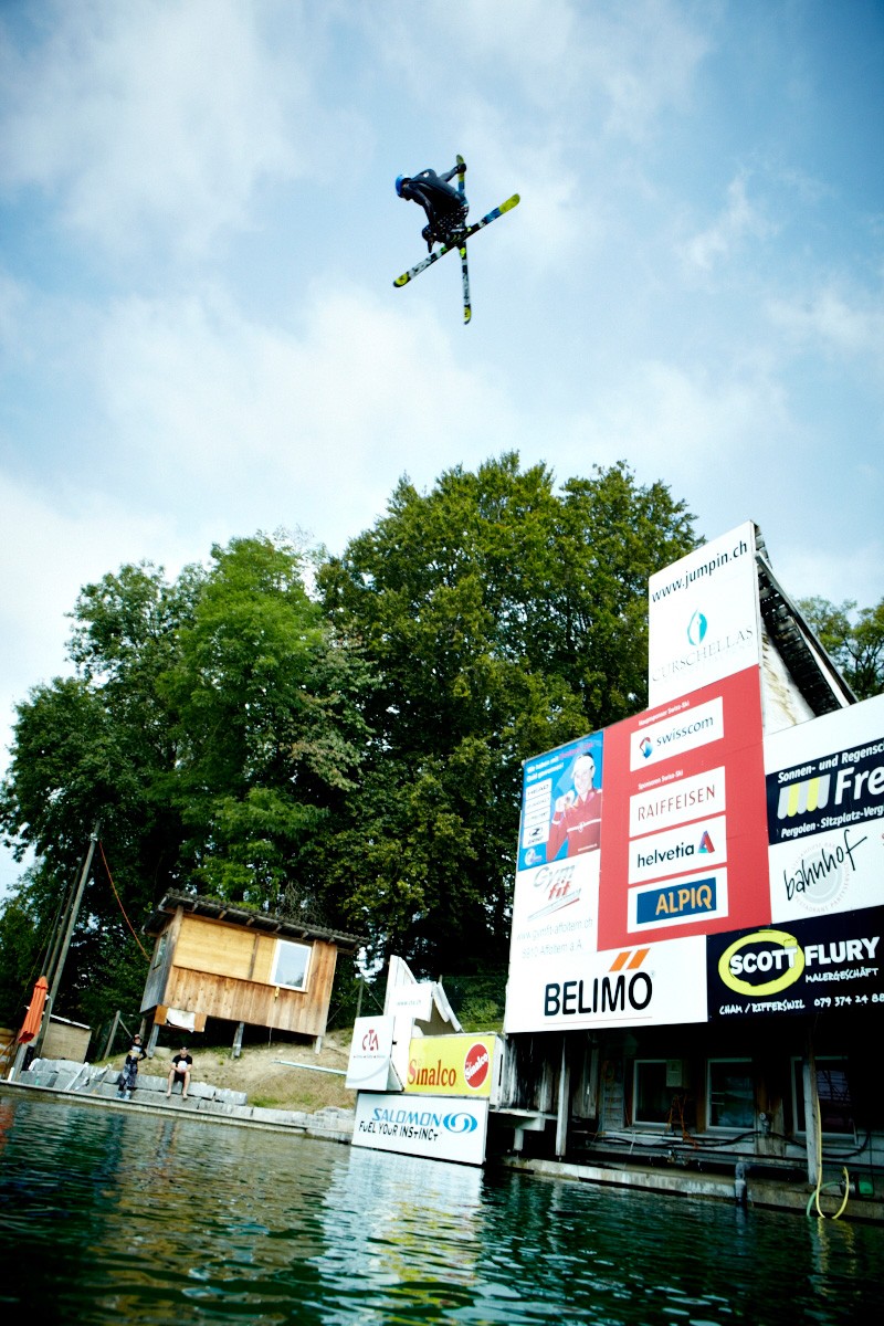 En entrainement water jump &agrave; Zurich en septembre 2011.