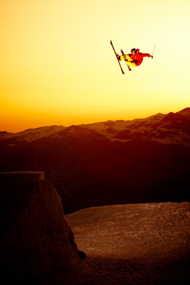 Sunset aux Arcs, avril 2011.