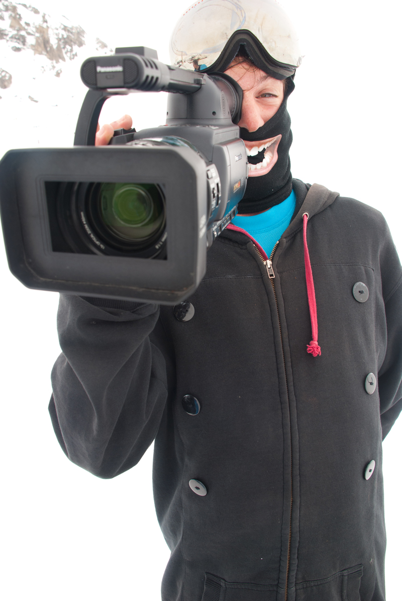 Leo Taillefer en mode cameraman